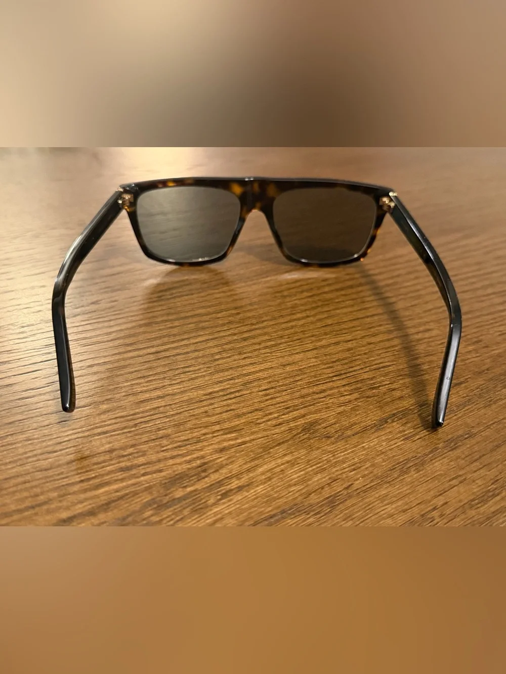 Gucci Rectangle Havana Tortoiseshell Frame Men’s Sunglasses GG0450S 002